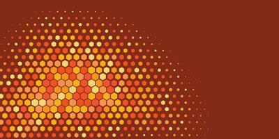 Geometric Multi size Hexagon with multi Color Background vector