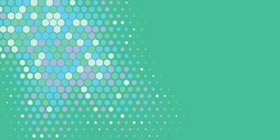 Geometric Multi size Hexagon with multi Color Background vector