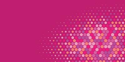 Geometric Multi size Hexagon with multi Color Background vector
