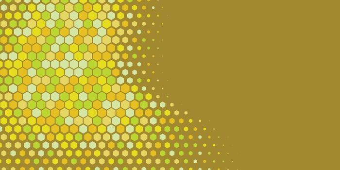 Geometric Multi size Hexagon with multi Color Background vector
