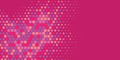 Geometric Multi size Hexagon with multi Color Background vector