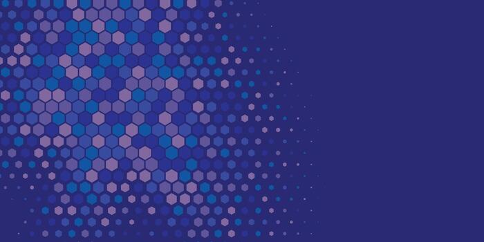 geométrico multi Talla hexágono con multi color antecedentes vector