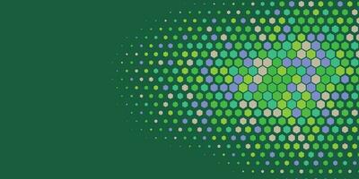 Geometric Multi size Hexagon with multi Color Background vector