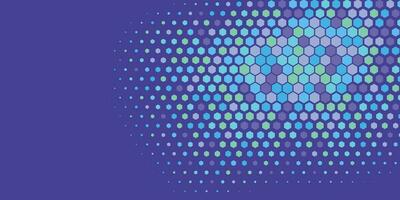 Geometric Multi size Hexagon with multi Color Background vector