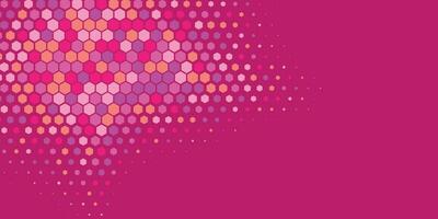 Geometric Multi size Hexagon with multi Color Background vector