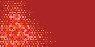 Geometric Multi size Hexagon with multi Color Background vector