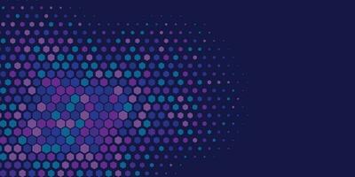 Geometric Multi size Hexagon with multi Color Background vector