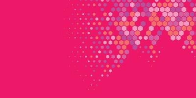 Geometric Multi size Hexagon with multi Color Background vector