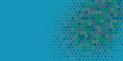 Geometric Multi size Hexagon with multi Color Background vector