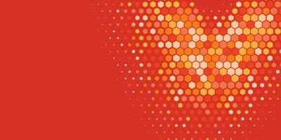 Geometric Multi size Hexagon with multi Color Background vector