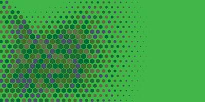 Geometric Multi size Hexagon with multi Color Background vector