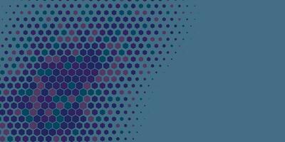 Geometric Multi size Hexagon with multi Color Background vector