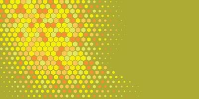 Geometric Multi size Hexagon with multi Color Background vector