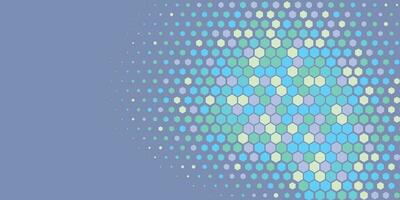 Geometric Multi size Hexagon with multi Color Background vector