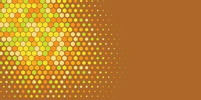 Geometric Multi size Hexagon with multi Color Background vector