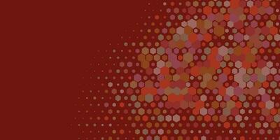 Geometric Multi size Hexagon with multi Color Background vector