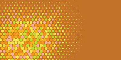 Geometric Multi size Hexagon with multi Color Background vector