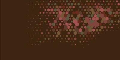 Geometric Multi size Hexagon with multi Color Background vector