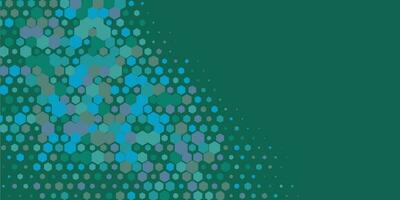 Geometric Multi size Hexagon with multi Color Background vector