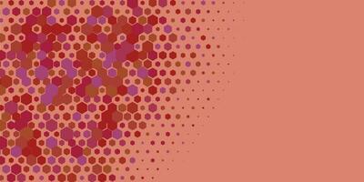 Geometric Multi size Hexagon with multi Color Background vector