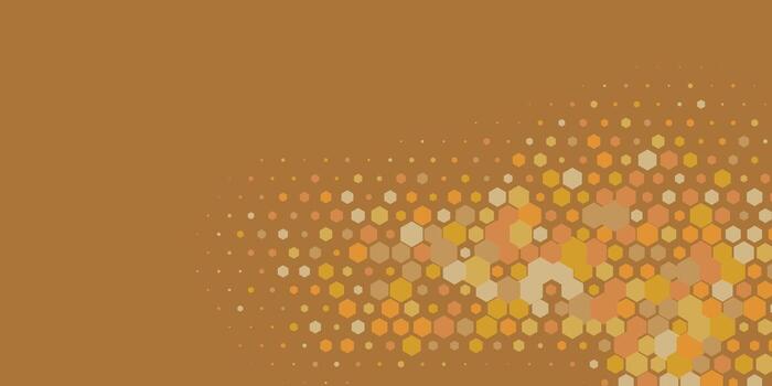 Geometric Multi size Hexagon with multi Color Background vector