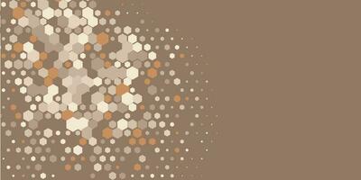 Geometric Multi size Hexagon with multi Color Background vector