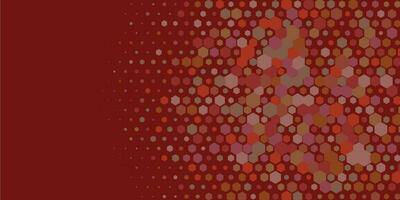 Geometric Multi size Hexagon with multi Color Background vector