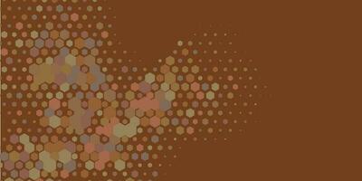 Geometric Multi size Hexagon with multi Color Background vector