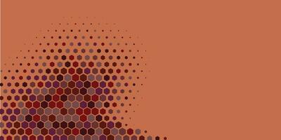 Geometric Multi size Hexagon with multi Color Background vector