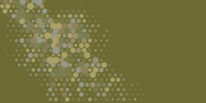 Geometric Multi size Hexagon with multi Color Background vector