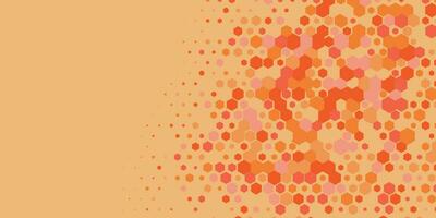 Geometric Multi size Hexagon with multi Color Background vector