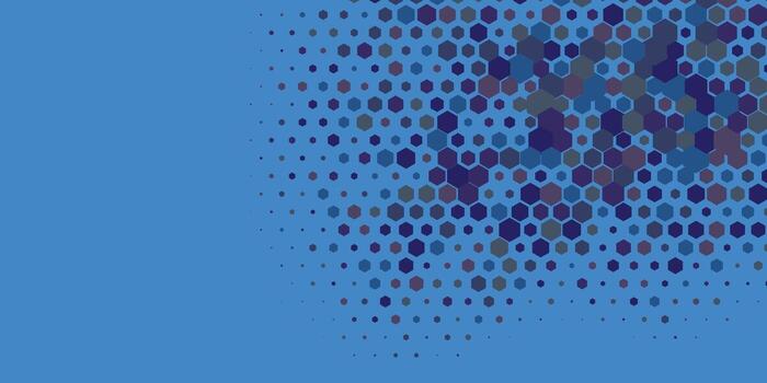 geométrico multi Talla hexágono con multi color antecedentes vector