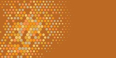 Geometric Multi size Hexagon with multi Color Background vector