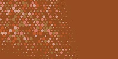 Geometric abstract Hexagon Two Color Background vector