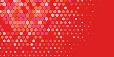 Geometric Multi size Hexagon with multi Color Background vector