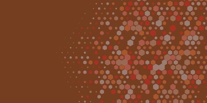 Geometric abstract Hexagon Two Color Background vector