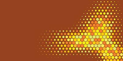 Geometric Multi size Hexagon with multi Color Background vector