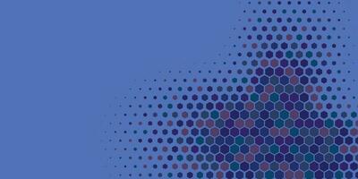 Geometric Multi size Hexagon with multi Color Background vector