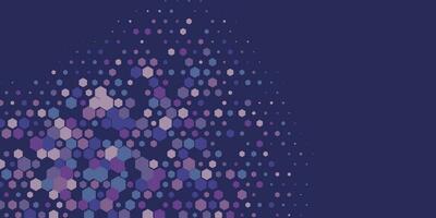 Geometric Multi size Hexagon with multi Color Background vector