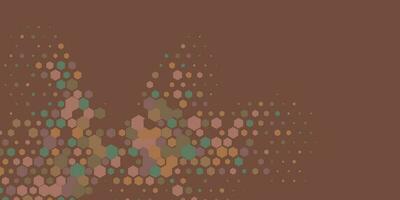 Geometric Multi size Hexagon with multi Color Background vector