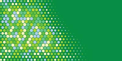 Geometric Multi size Hexagon with multi Color Background vector