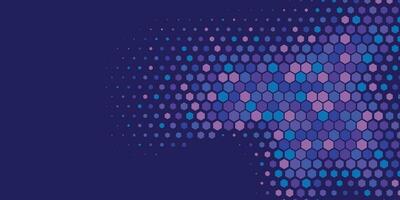 Geometric Multi size Hexagon with multi Color Background vector