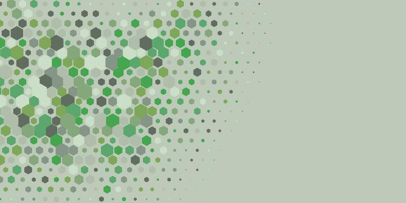 Geometric Multi size Hexagon with multi Color Background