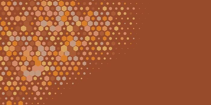 geométrico multi Talla hexágono con multi color antecedentes vector