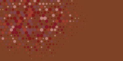 Geometric Multi size Hexagon with multi Color Background vector