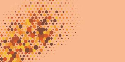 Geometric Multi size Hexagon with multi Color Background vector