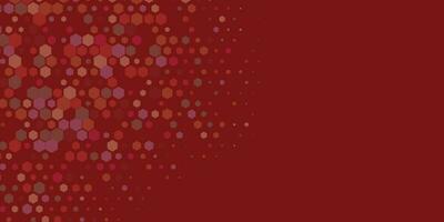 Geometric Multi size Hexagon with multi Color Background vector