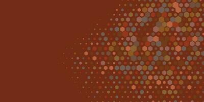 Geometric Multi size Hexagon with multi Color Background vector