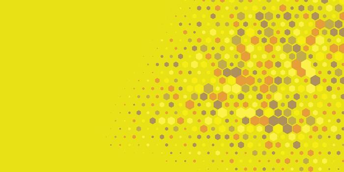 Geometric Multi size Hexagon with multi Color Background vector