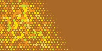 Geometric Multi size Hexagon with multi Color Background vector